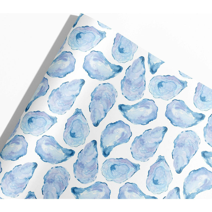 Mussel Shells Coastal Gift Wrap
