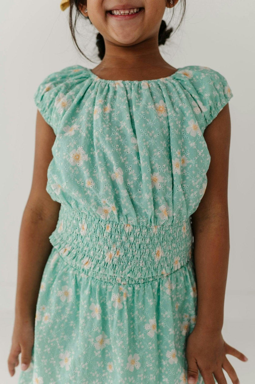 Eyelet Peasant Top
