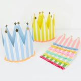 Striped Party Crowns