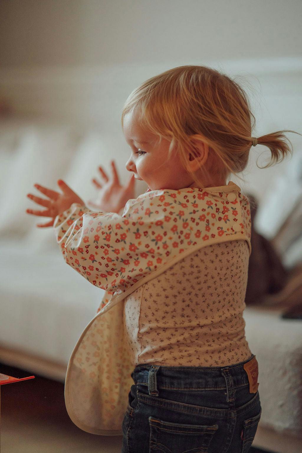 Smock Bib | Sunset Meadow
