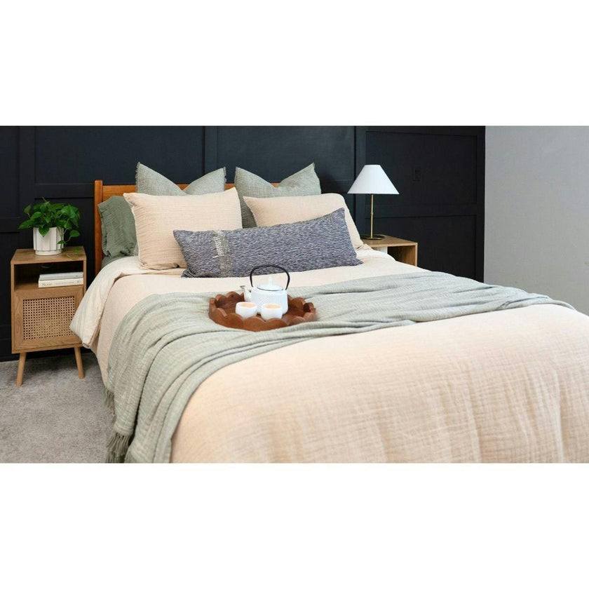 Sand Linen Duvet Cover, Beige