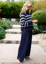 Flowy Wide Leg Woven Maternity Pant