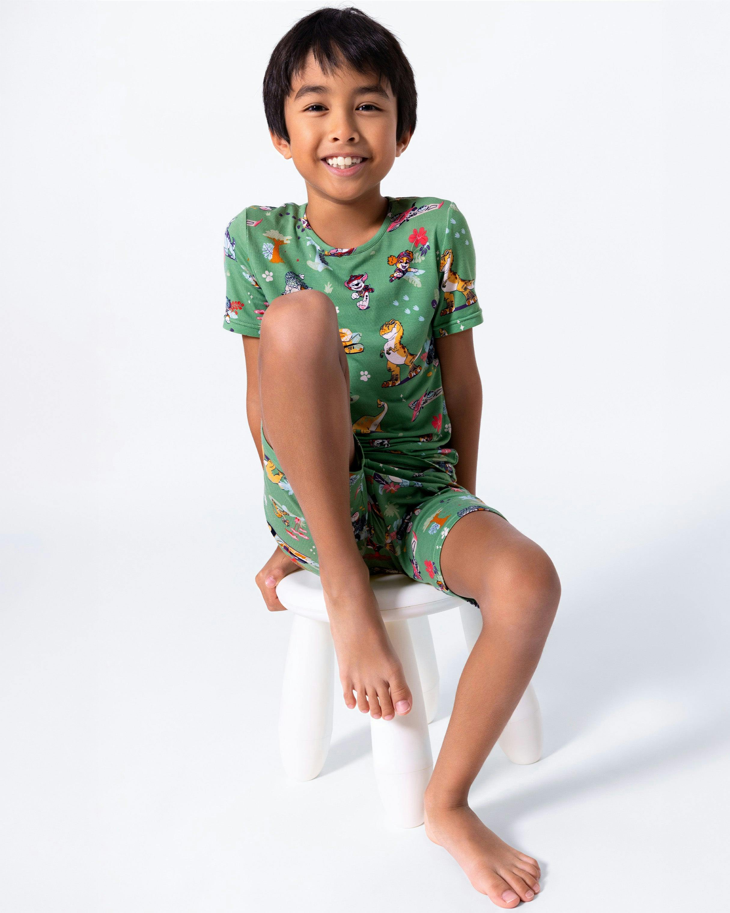PAW Patrol: Dino Island Bamboo Kids Pajama Short Set