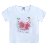 White Swan Applique T-Shirt