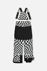 Two Piece Teknik Snowsuit White Checkered Print