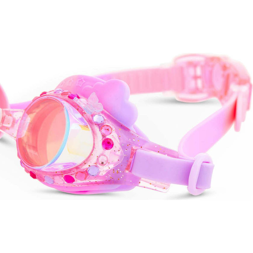 Floating Fuschia Rainbow Youth Swim Goggle