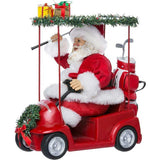 11.25-Inch Fabriché Santa Driving Golf Cart