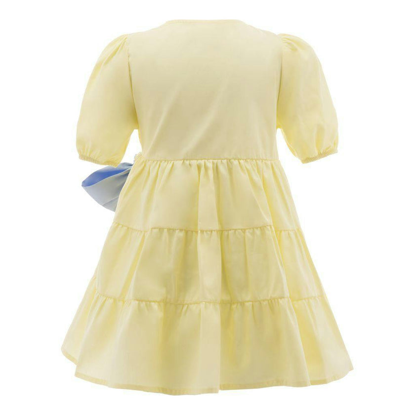 Yellow Chiffon Summer Dress
