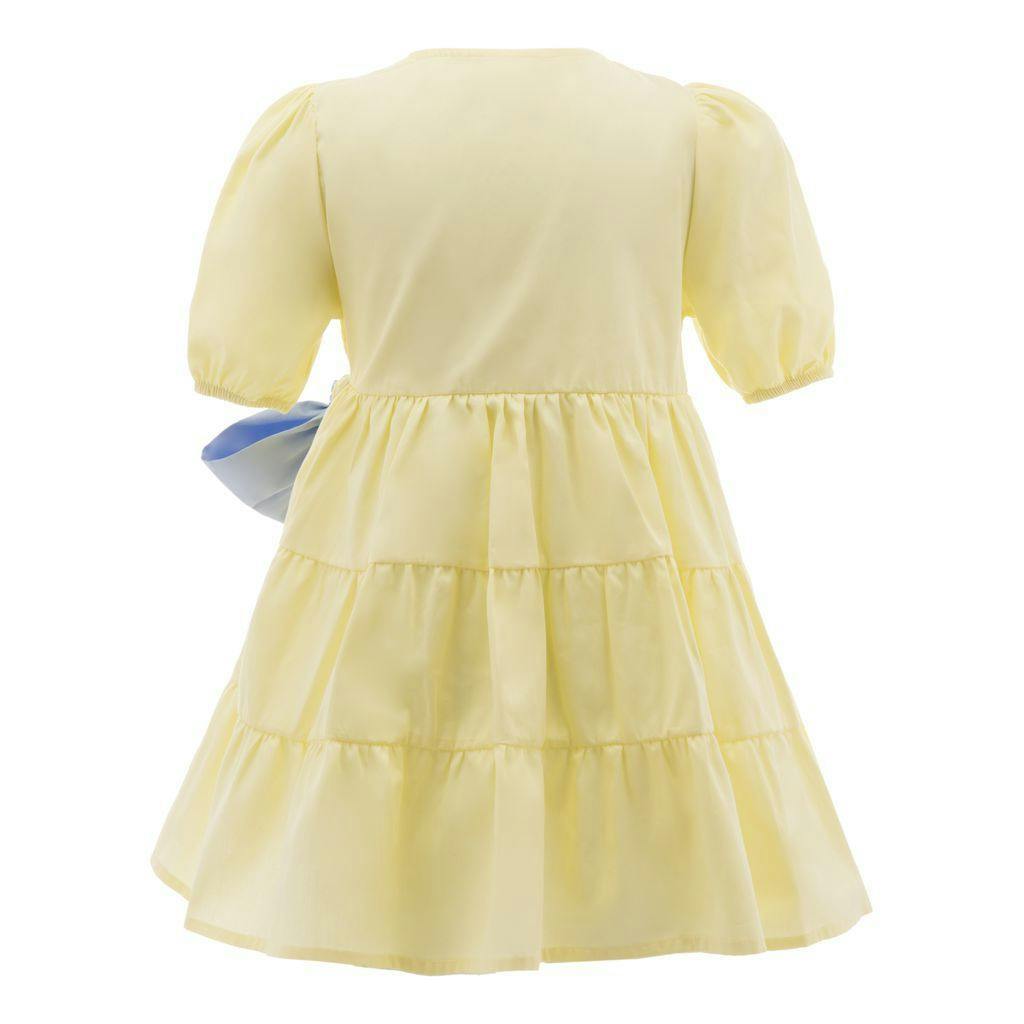 Yellow Chiffon Summer Dress