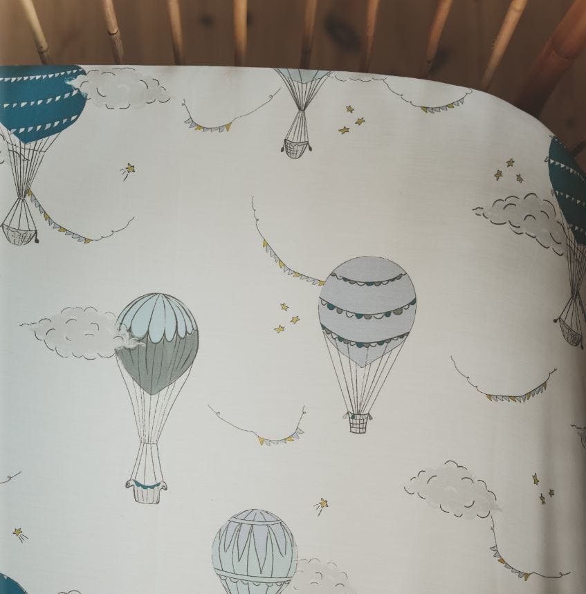 Touch The Sky Crib Sheet
