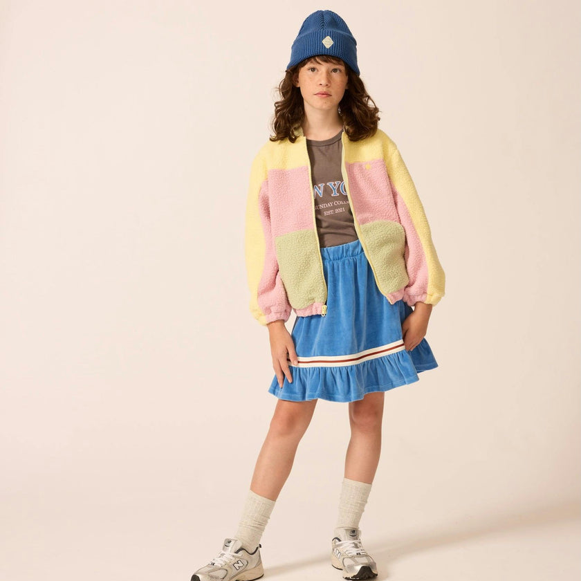 Polar Fleece Zip Up in Yellow