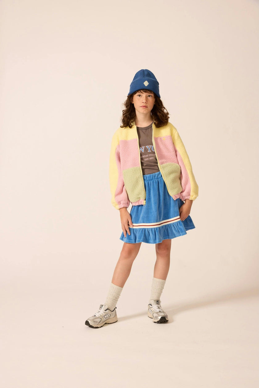 Polar Fleece Zip Up in Yellow