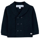 TARTINE ET CHOCOLAT Double Breasted Baby Cardigan - Marine