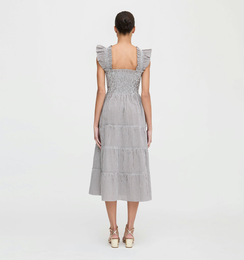 The Ellie Nap Dress - Chocolate Gingham
