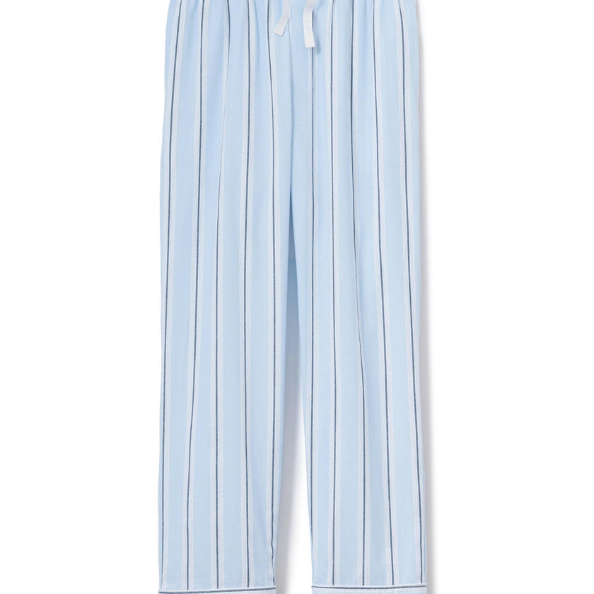 Men's Twill Pajama Pants in Coastal Stripe