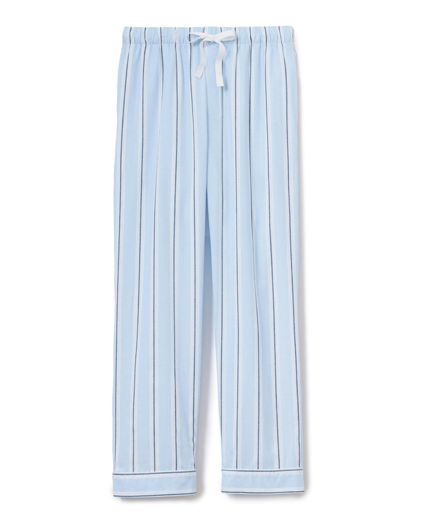 Men's Twill Pajama Pants in Coastal Stripe