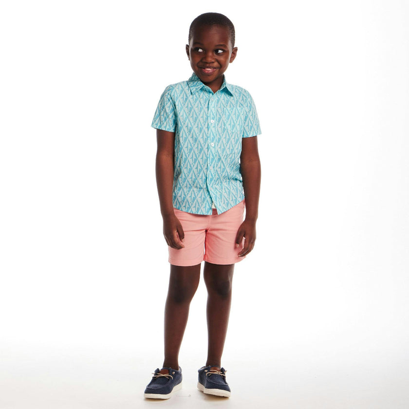 Infant Polo & Seersucker Limes Short Set