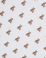 Luxe Premium Percale Crib Sheet in Teddy Tales