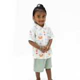 Club Mediterranean - Polo Button Up with Casual Short