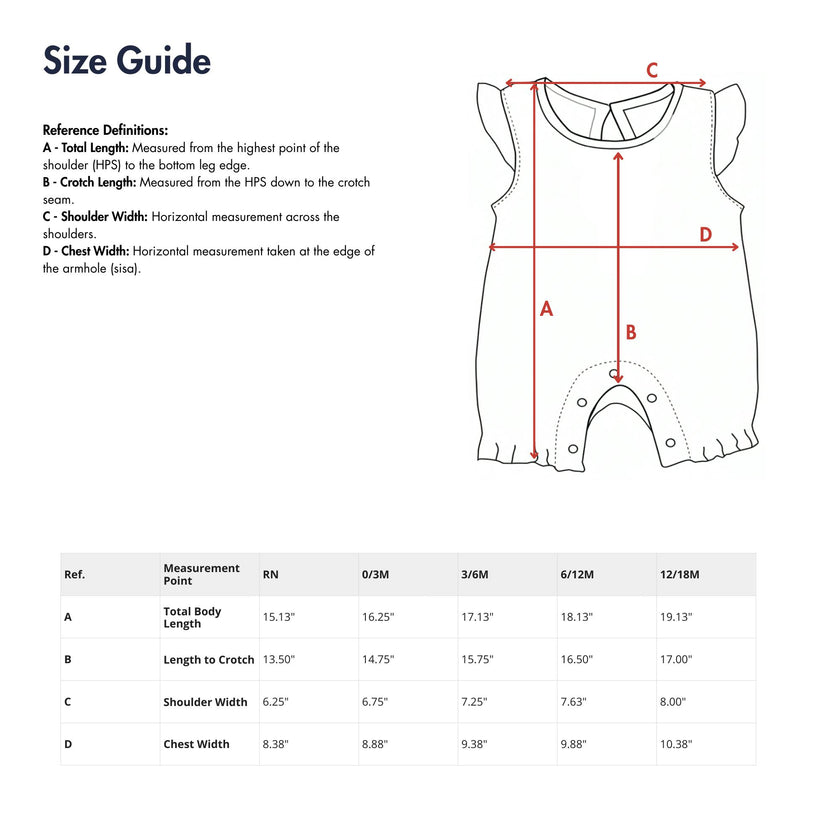 Cherries Pima Cotton Short Romper