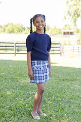 Plaid Pleated Skirt