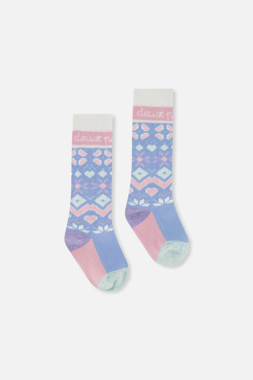 Ski Socks Light Blue