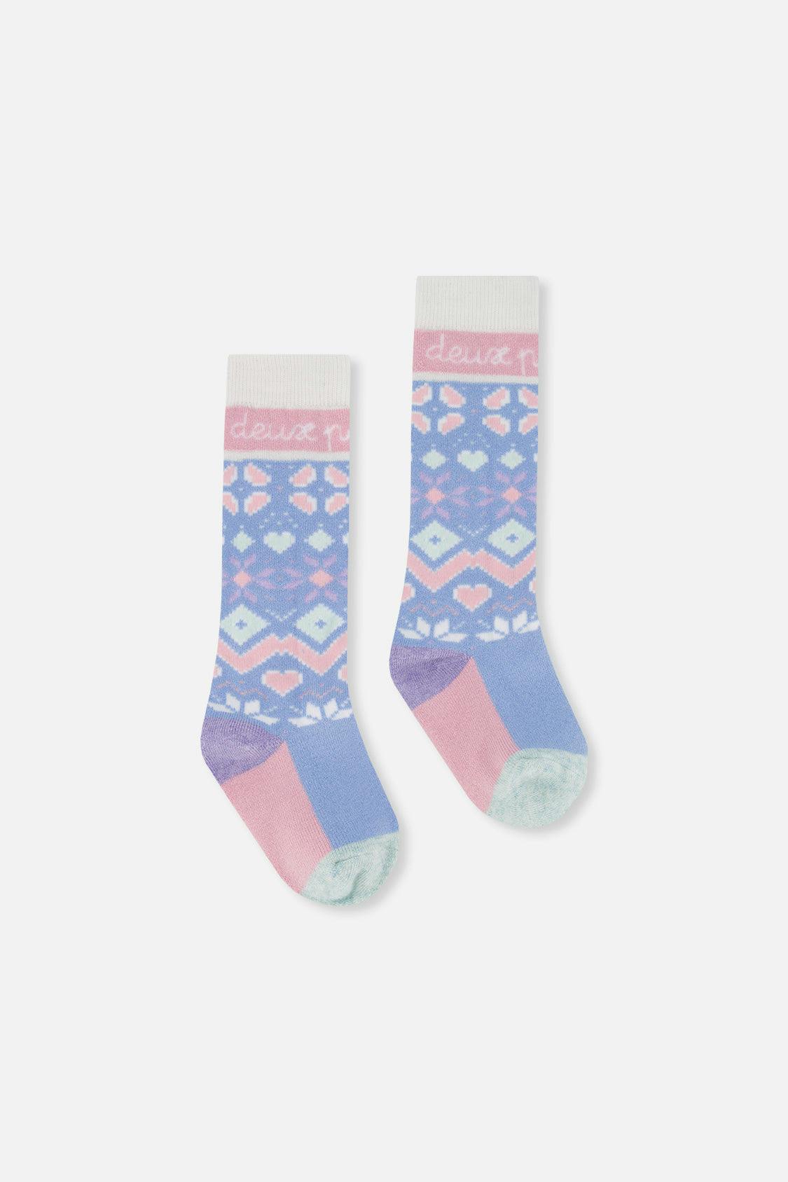 Ski Socks Light Blue