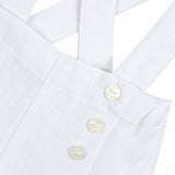 TARTINE ET CHOCOLAT Classic Suspender Shorts - Blanc