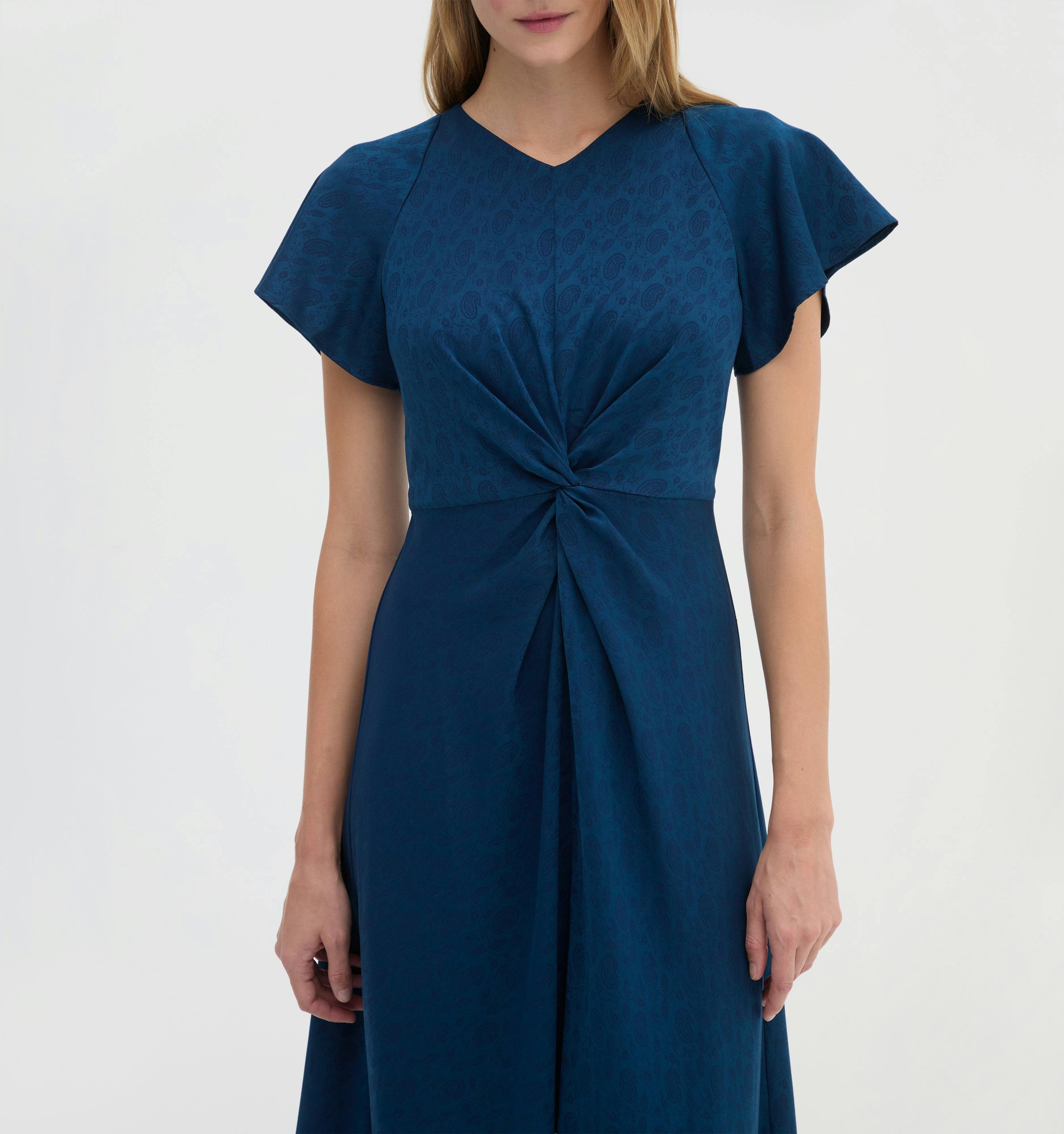 The Opal Dress - Peacock Paisley Vines
