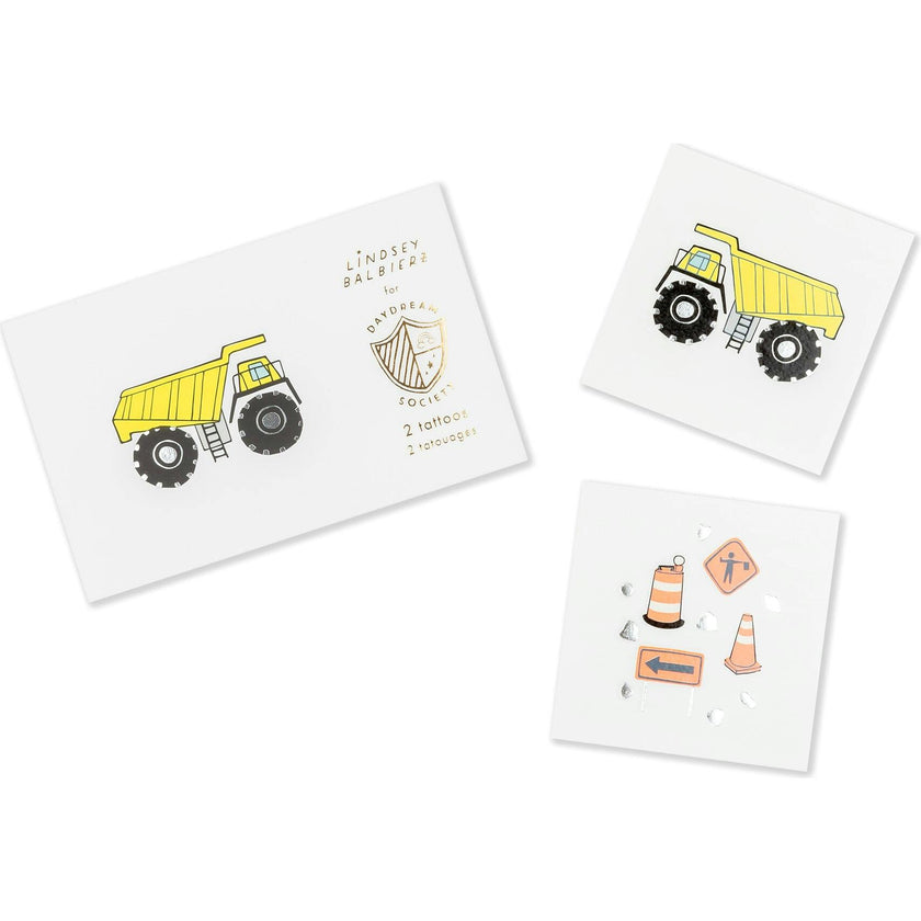 Under Construction Temporary Tattoos