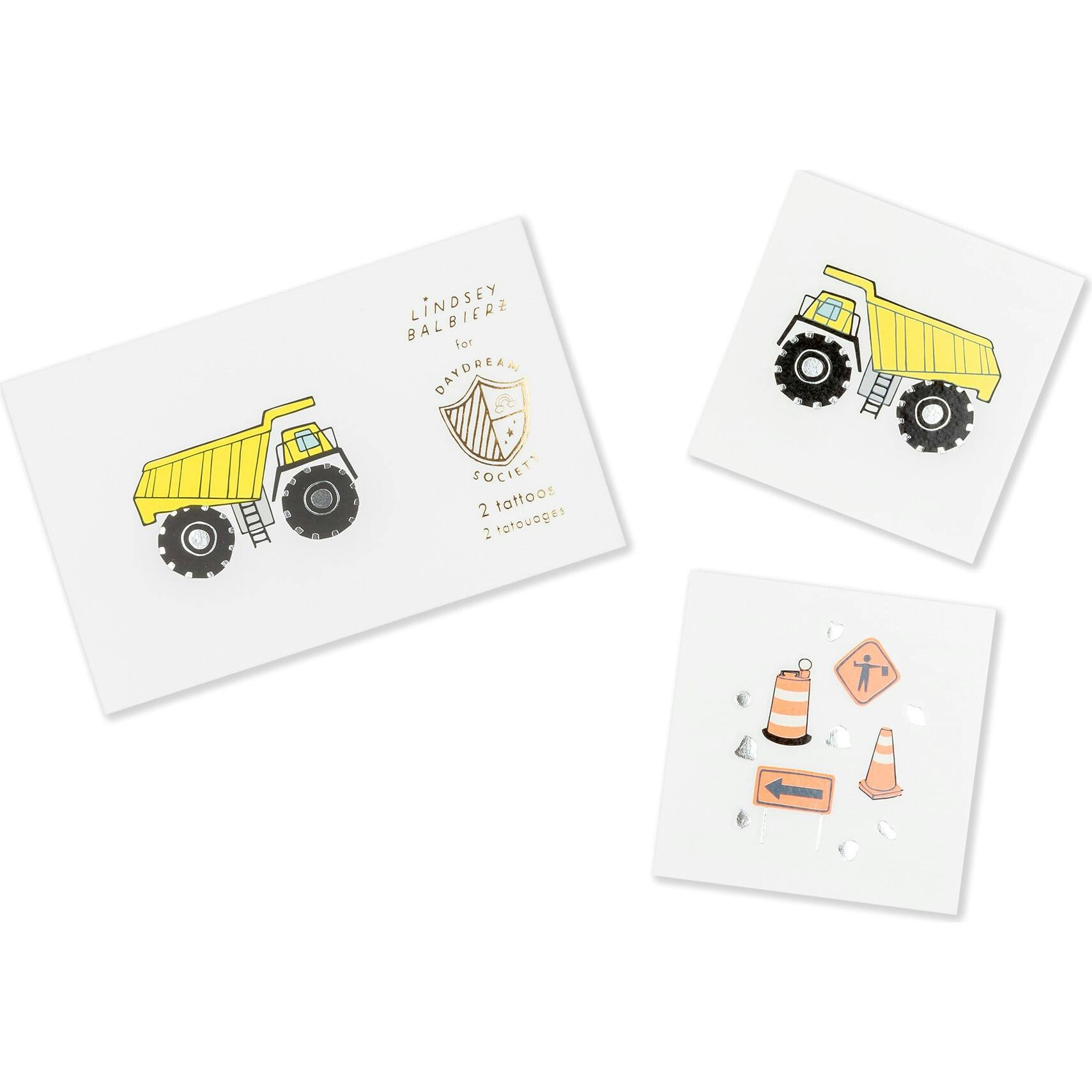 Under Construction Temporary Tattoos