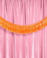 Orange Fringe Banner - iridescent banner