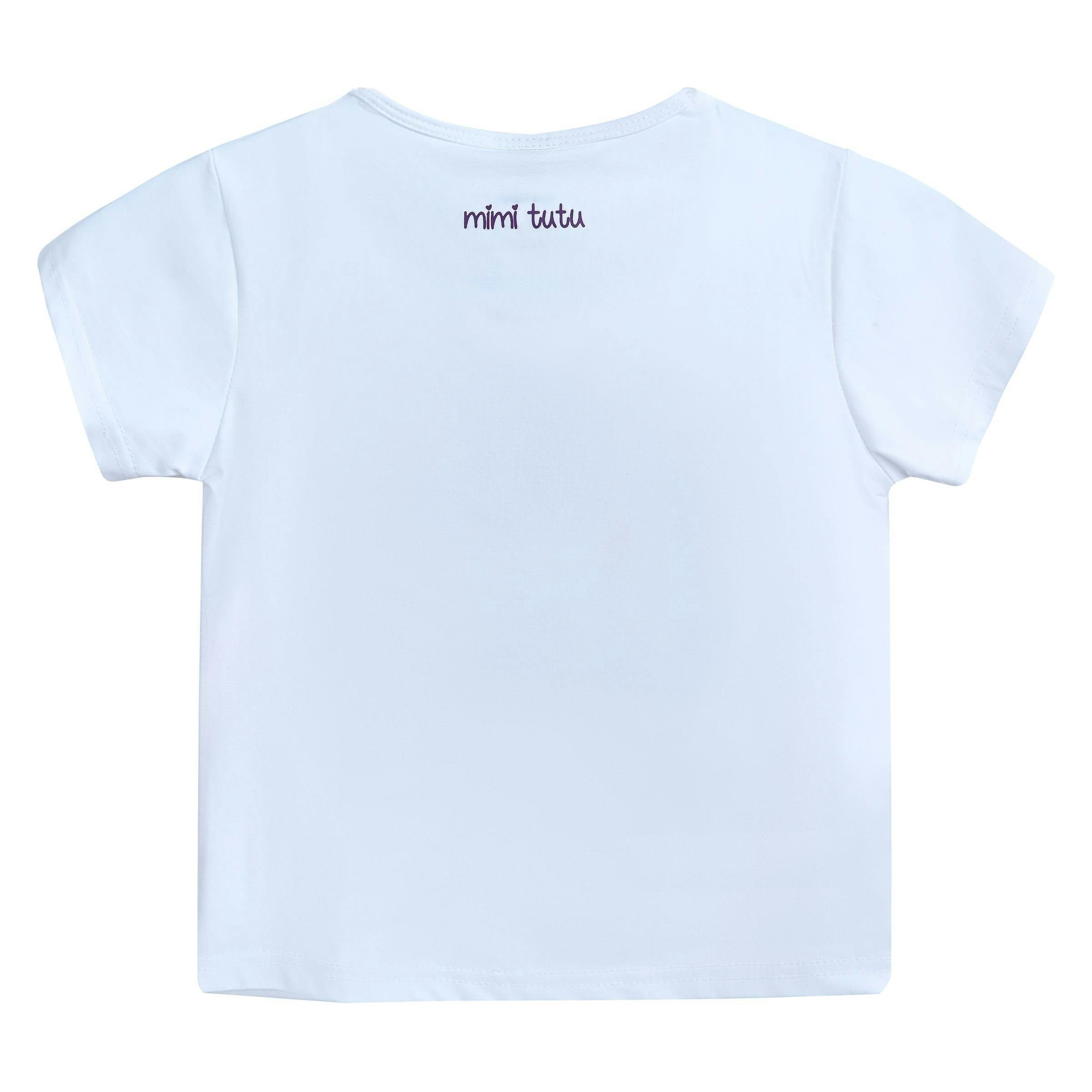 White Swan Applique T-Shirt
