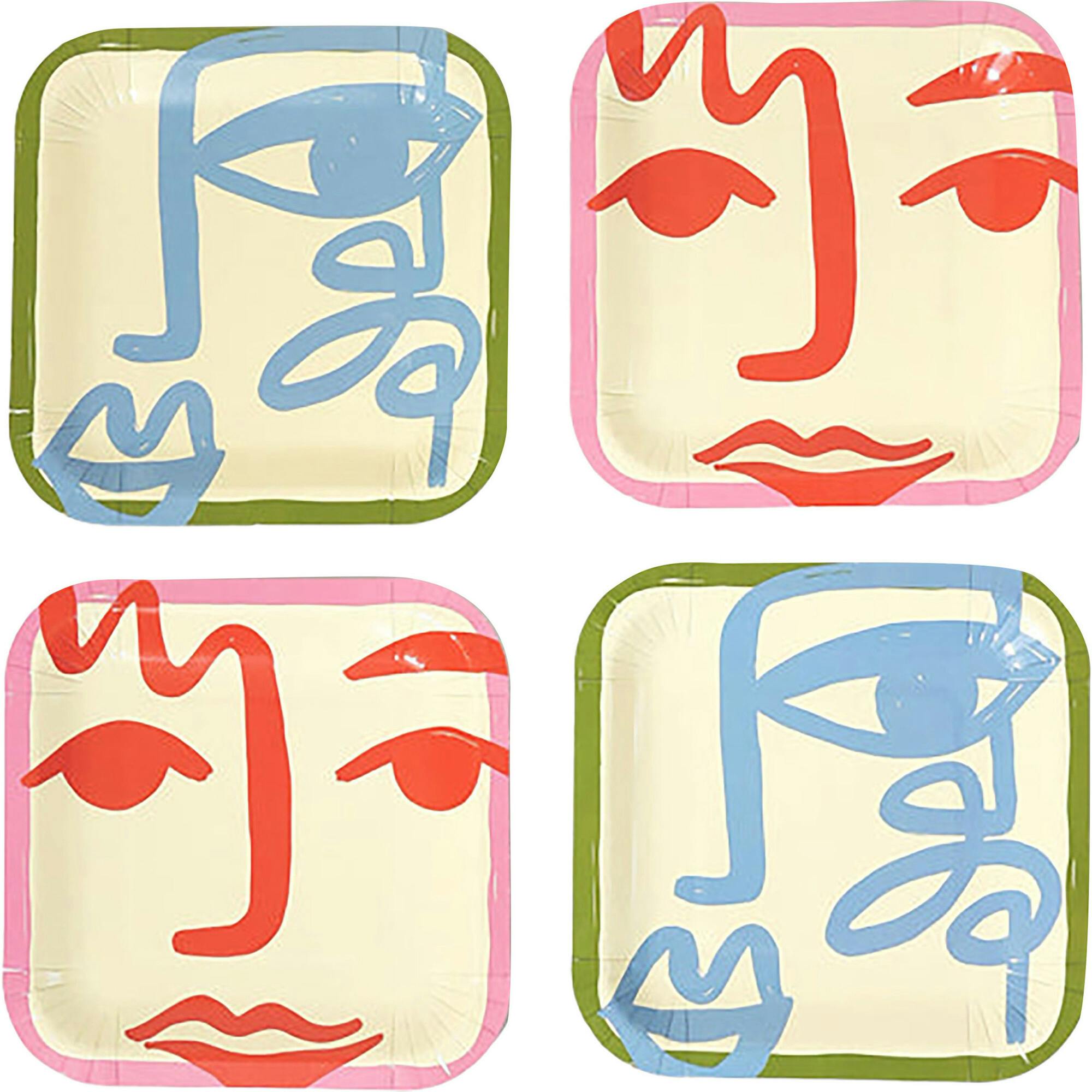 Art Party Dessert Plates