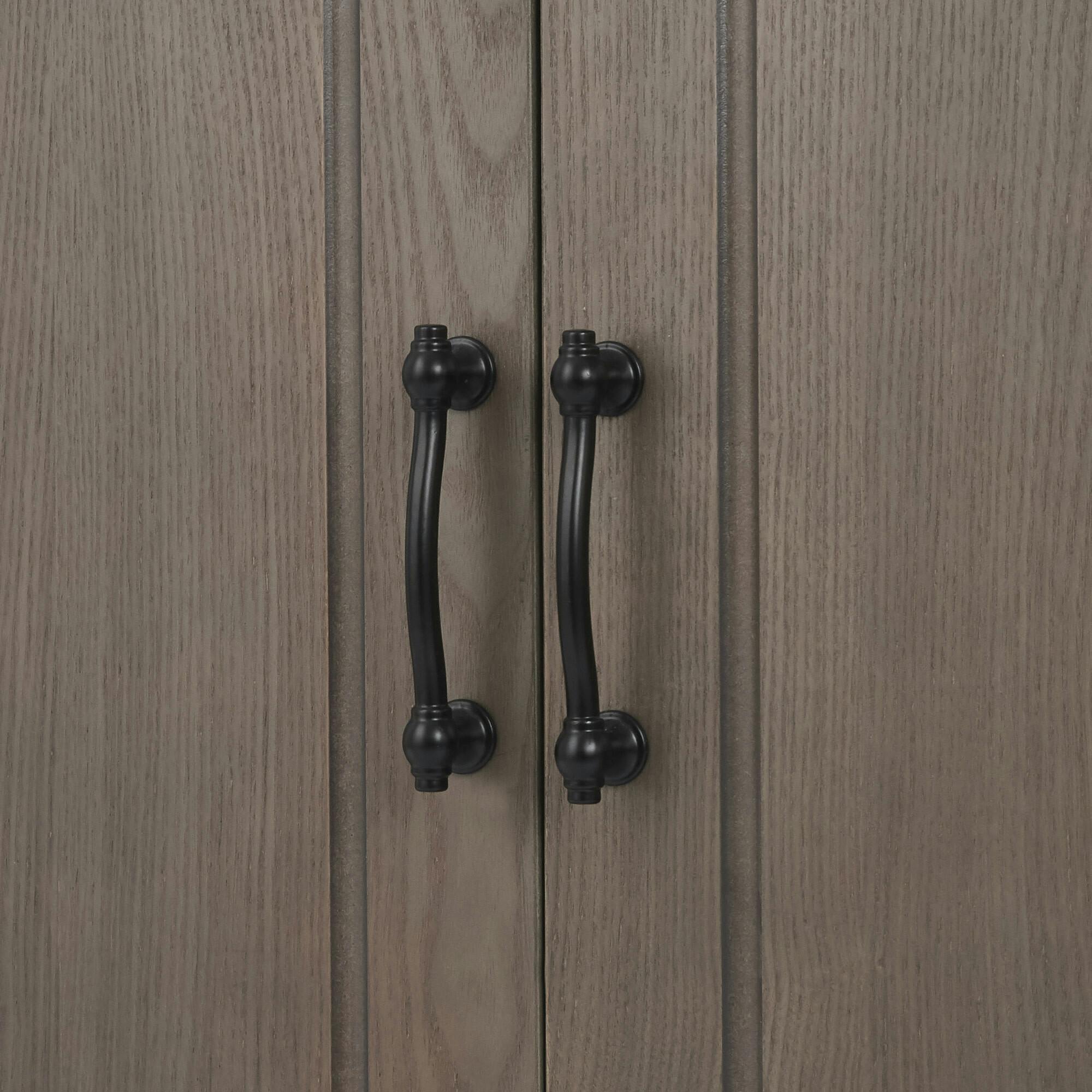 Russell Modern Farmhouse Wooden Floor Storage Cabinet for Bathrooms