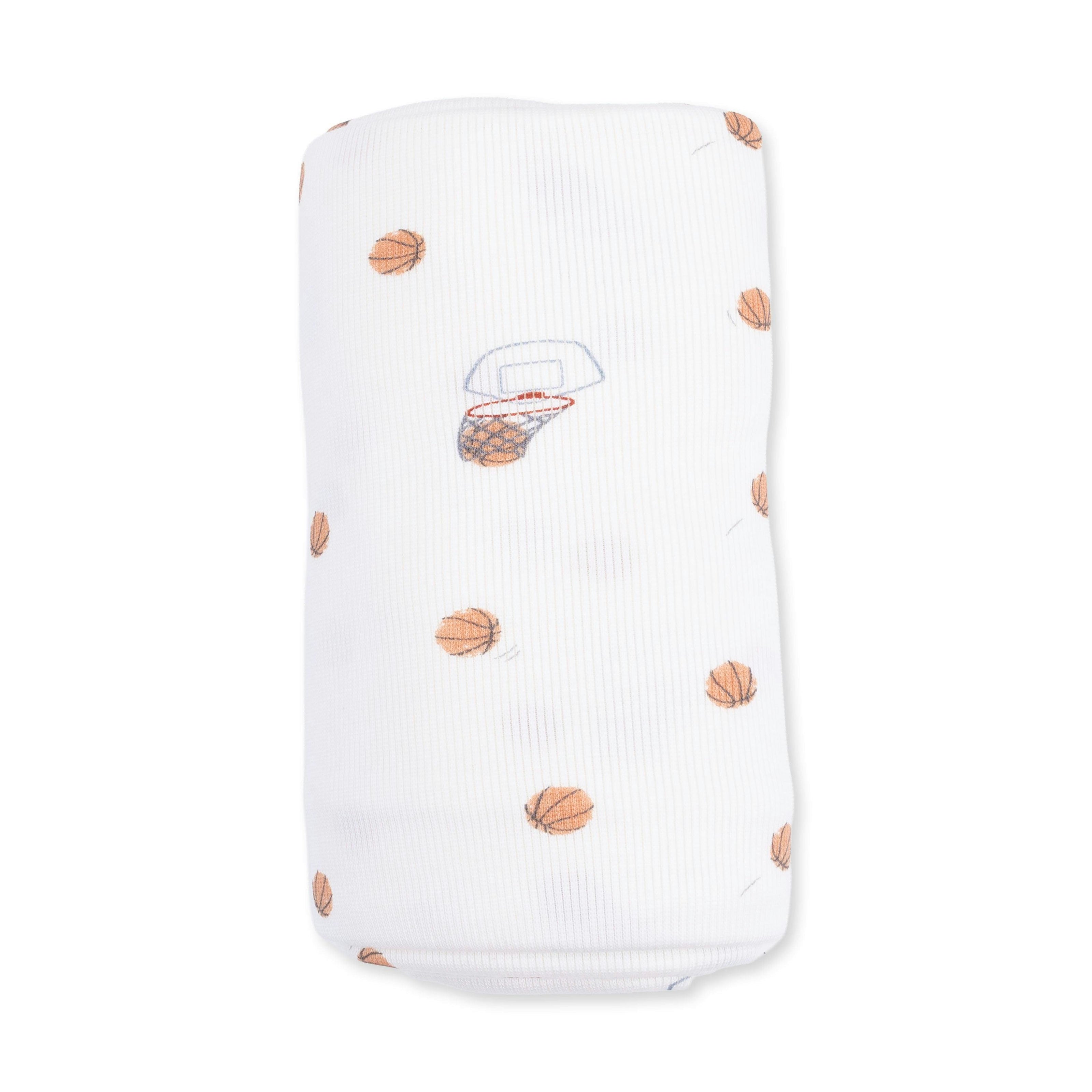 Mini Basketballs - Swaddle Blanket