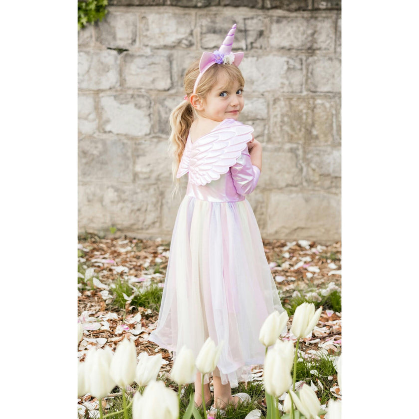 Alicorn Dress with Wings & Headband