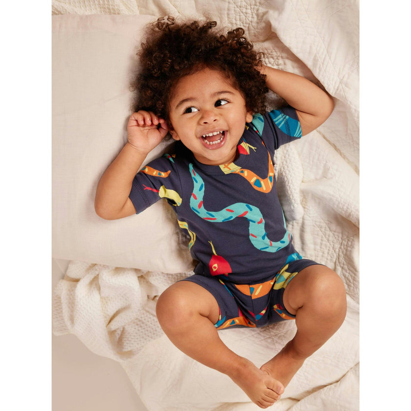 In Your Dreams Above-Knee Short Pajama Set, Multi