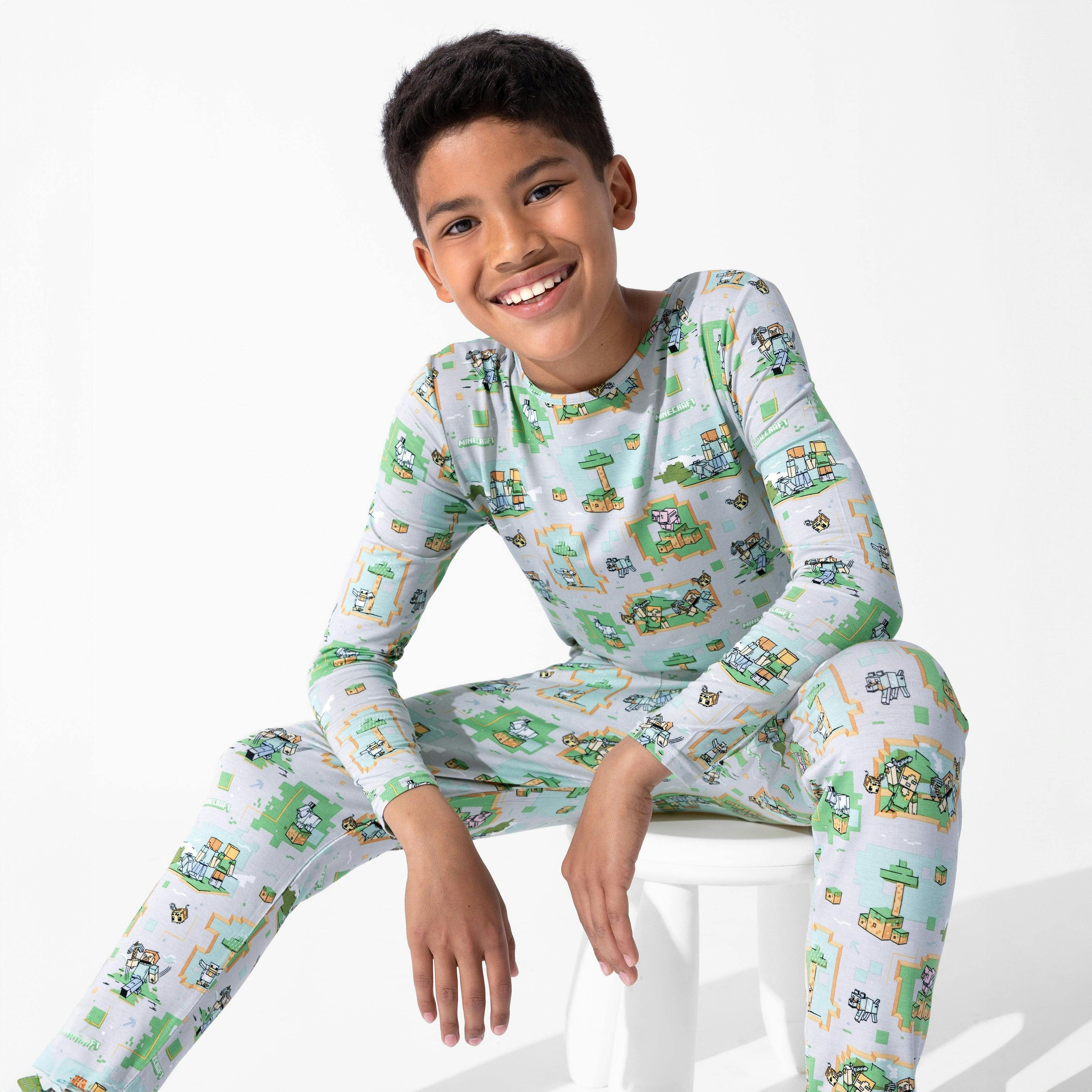 Minecraft Overworld Dreams Kids Pajamas