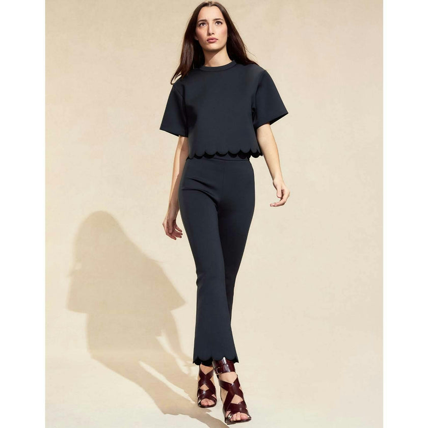 Ella Bonded Scallop Top