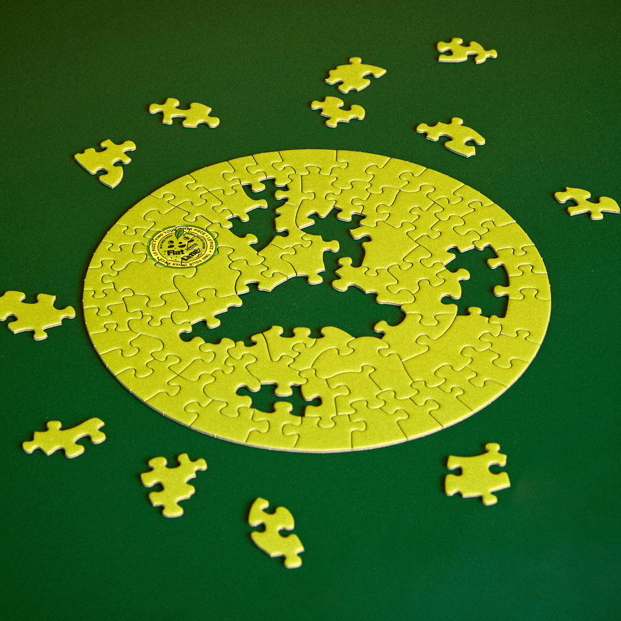 Flat Lime Puzzle