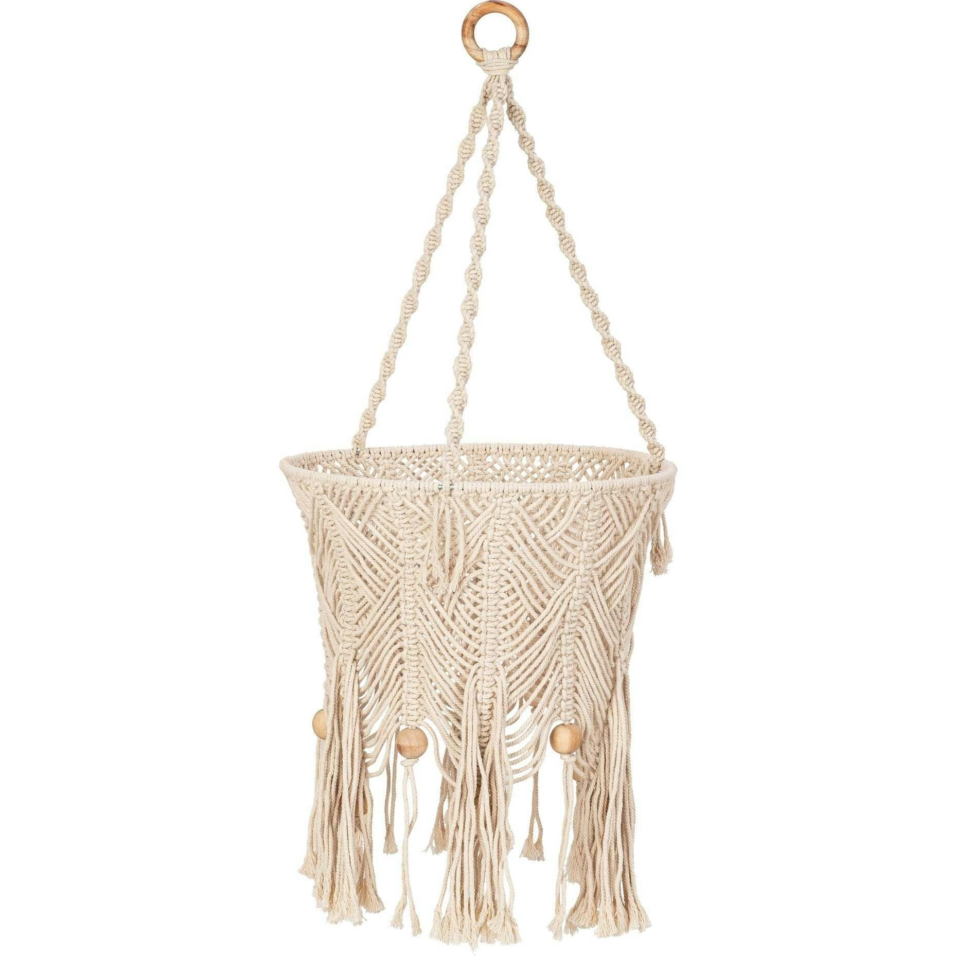 Charlie Farmhouse Macrame Nursery Ceiling Hanging