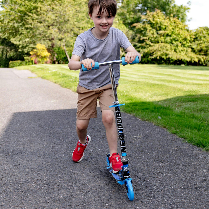 Nebulus Adjustable Scooter: Blue & Black