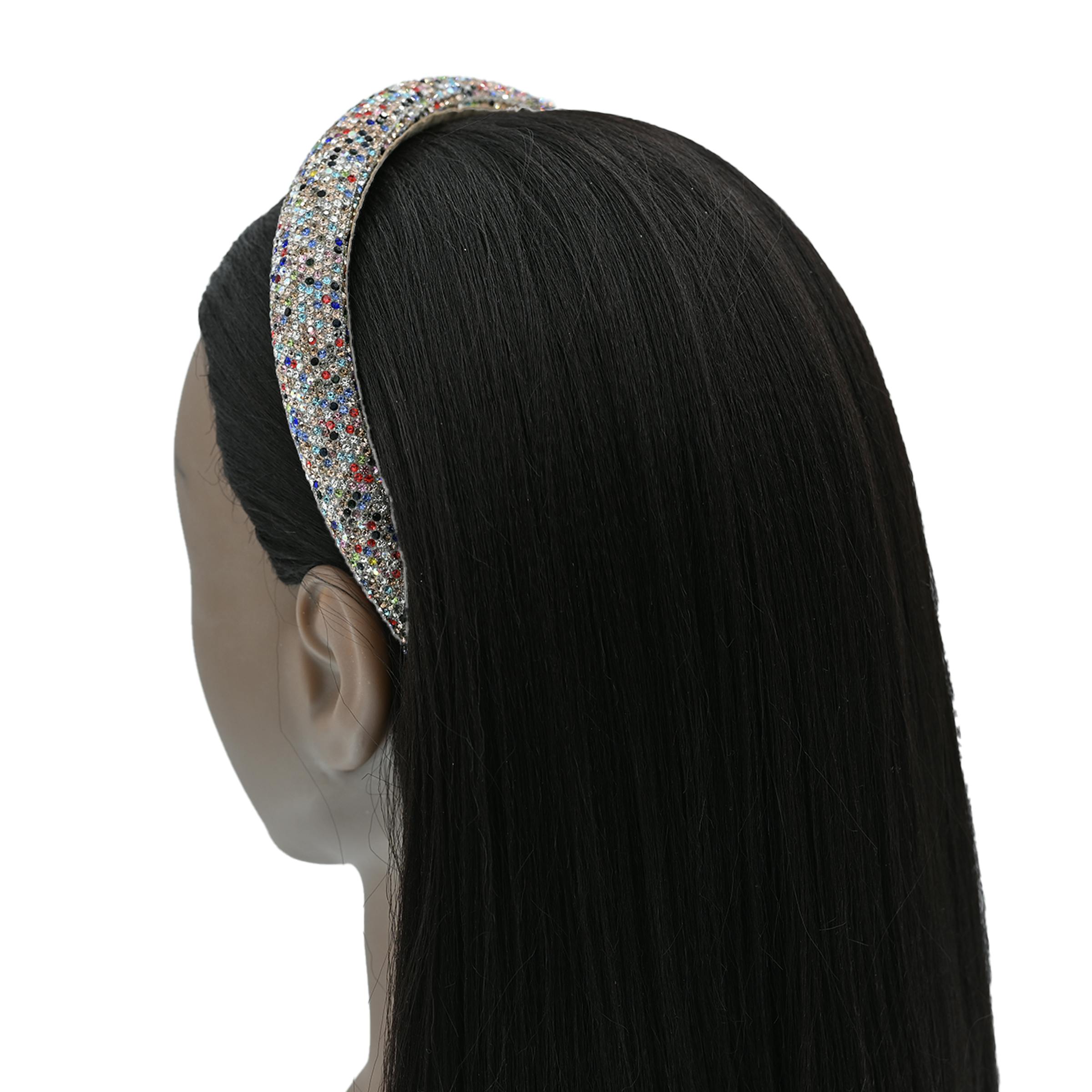 Multicolored Gemstone Rose Gold Headband