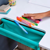 Grow Together™ Pocket Adjustable Wooden Desk and Chair – Gray Ash
