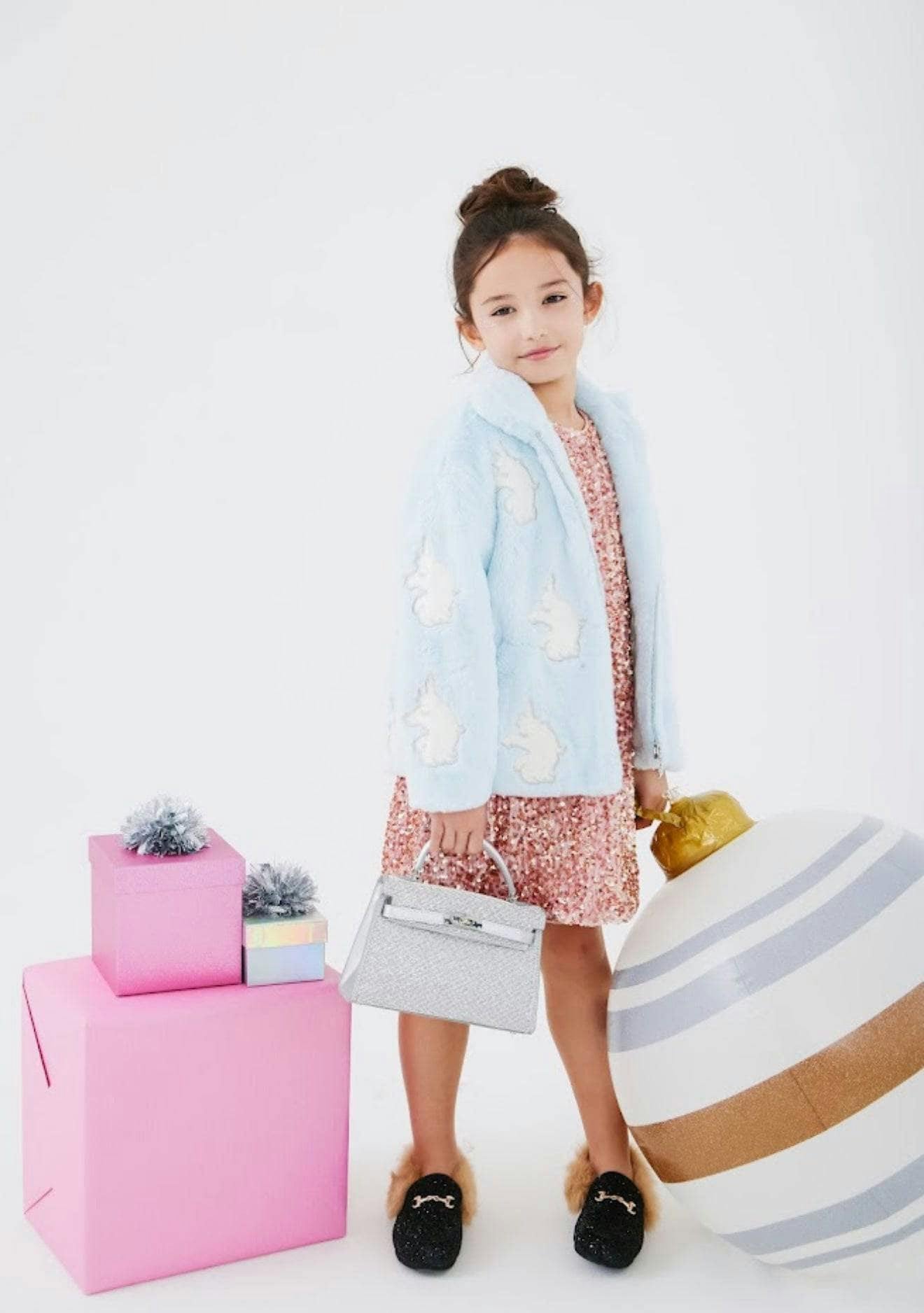 Sky Faux Fur Coat