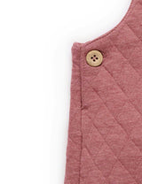 Quilted Overall Toadstool Melange