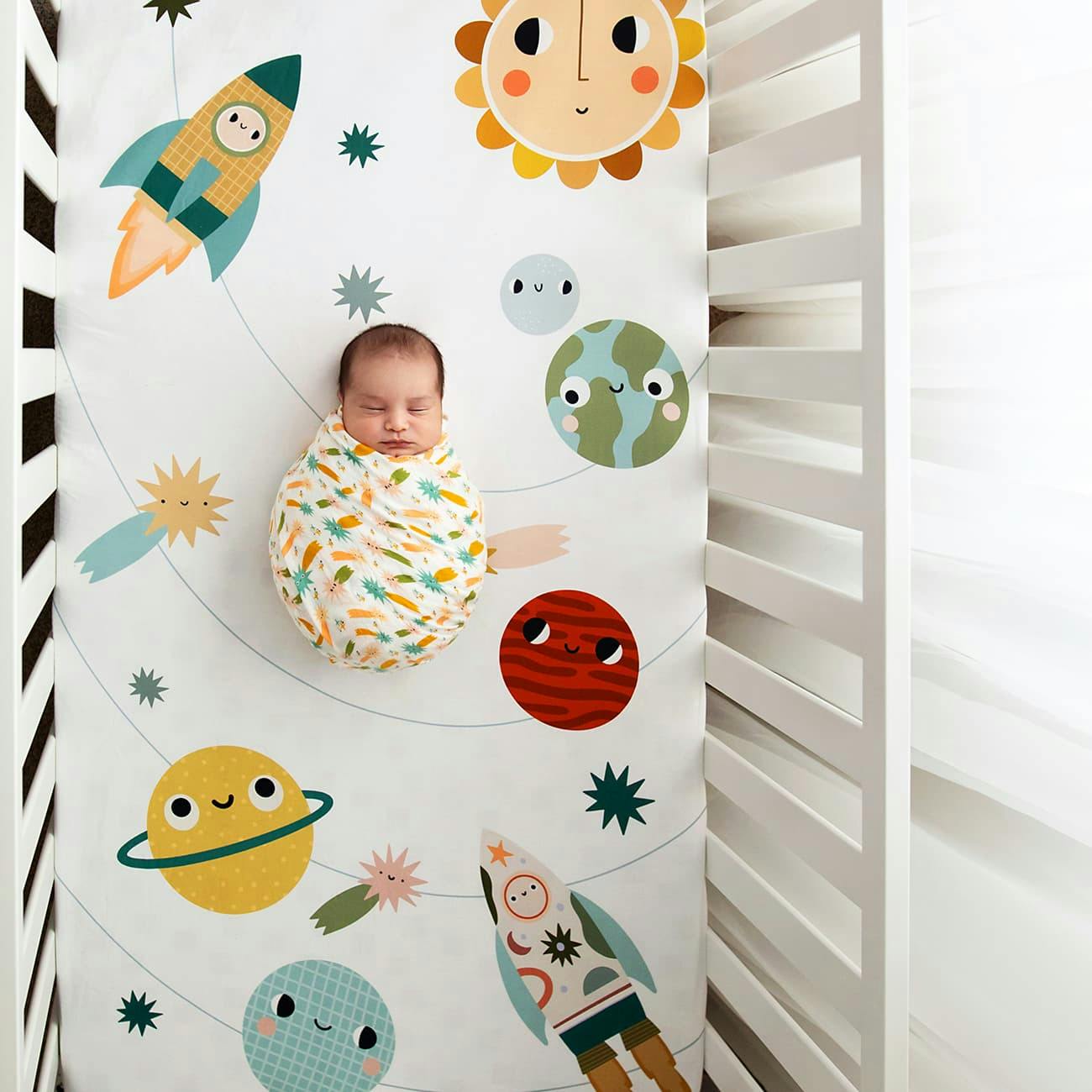 Space Explorer Standard Crib Sheet