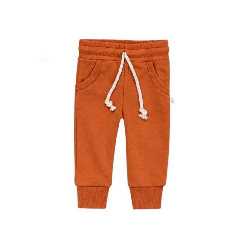 Pumpkin Orange Terry Jogger Sweatpant