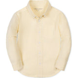 Organic Long Sleeve Seersucker Shirt, Yellow